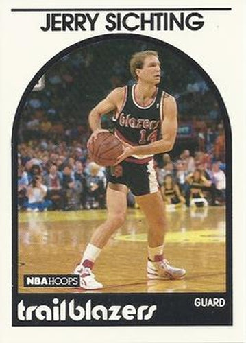 #157 Jerry Sichting - Portland Trail Blazers - 1989-90 Hoops Basketball