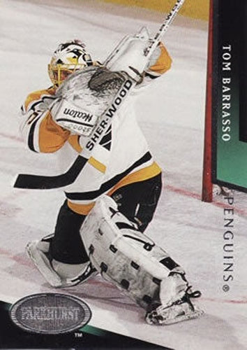 #157 Tom Barrasso - Pittsburgh Penguins - 1993-94 Parkhurst Hockey
