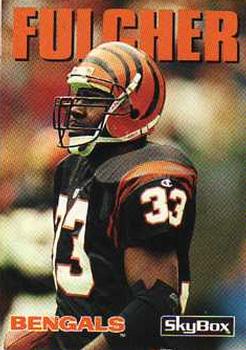 #157 David Fulcher - Cincinnati Bengals - 1992 SkyBox Impact Football