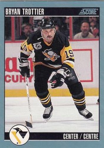 #157 Bryan Trottier - Pittsburgh Penguins - 1992-93 Score Canadian Hockey