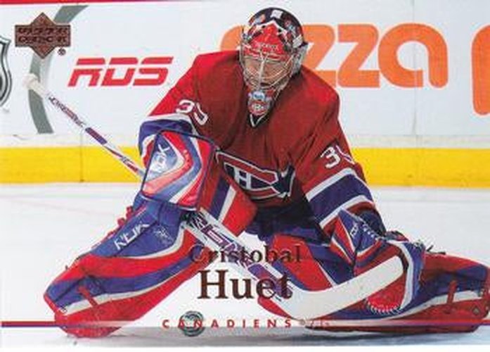 #157 Cristobal Huet - Montreal Canadiens - 2007-08 Upper Deck Hockey