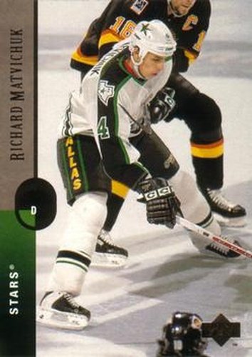 #157 Richard Matvichuk - Dallas Stars - 1994-95 Upper Deck Hockey