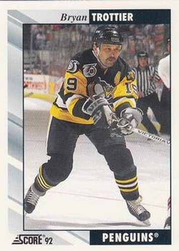 #157 Bryan Trottier - Pittsburgh Penguins - 1992-93 Score USA Hockey