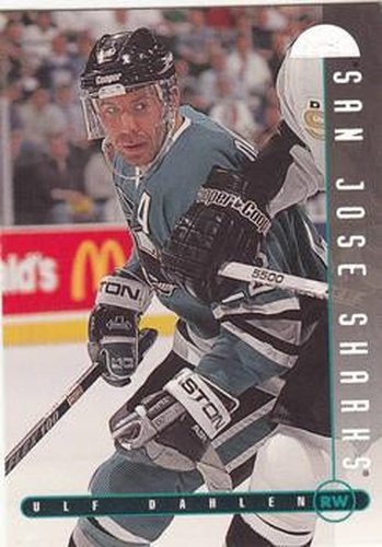 #157 Ulf Dahlen - San Jose Sharks - 1995-96 Leaf Hockey