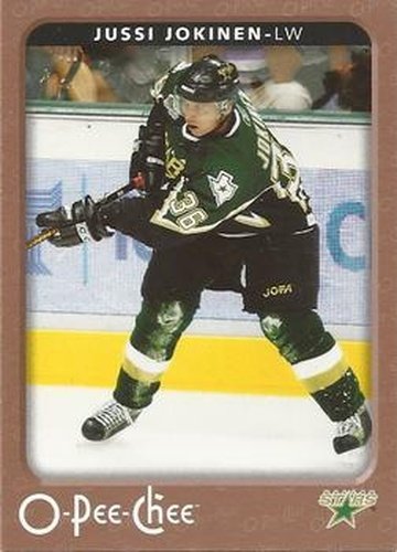 #157 Jussi Jokinen - Dallas Stars - 2006-07 O-Pee-Chee Hockey