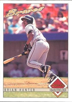#157 Brian Hunter - Atlanta Braves - 1993 O-Pee-Chee Baseball