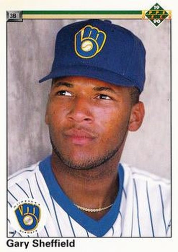 #157 Gary Sheffield - Milwaukee Brewers - 1990 Upper Deck Baseball