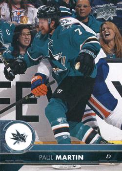 #157 Paul Martin - San Jose Sharks - 2017-18 Upper Deck Hockey