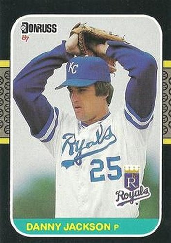 #157 Danny Jackson - Kansas City Royals - 1987 Donruss Baseball