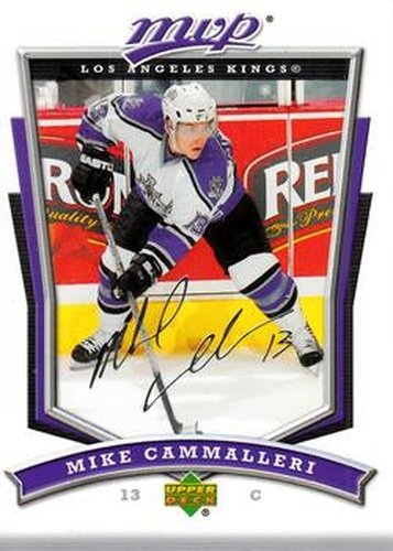 #157 Mike Cammalleri - Los Angeles Kings - 2007-08 Upper Deck MVP Hockey