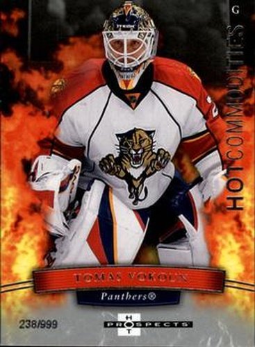 #157 Tomas Vokoun - Florida Panthers - 2007-08 Fleer Hot Prospects Hockey