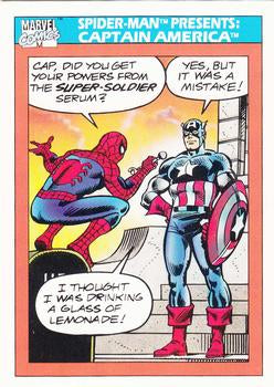 #157 Captain America - 1990 Impel Marvel Universe