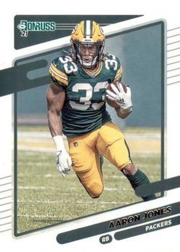 #157 Aaron Jones - Green Bay Packers - 2021 Donruss Football