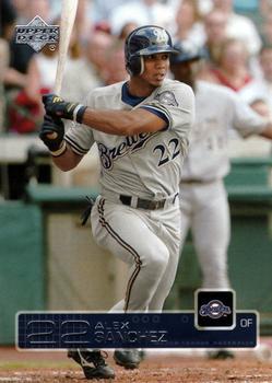 #157 Alex Sanchez - Milwaukee Brewers - 2003 Upper Deck Baseball