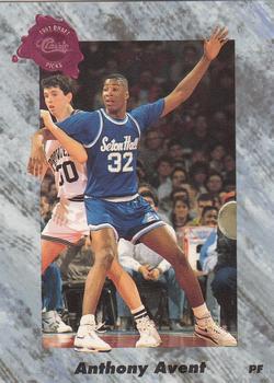 #157 Anthony Avent - Atlanta Hawks - 1991 Classic Four Sport