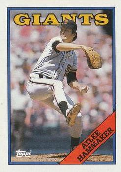 #157 Atlee Hammaker - San Francisco Giants - 1988 Topps Baseball