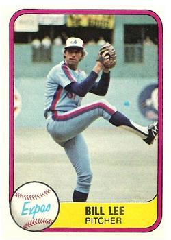 #157 Bill Lee - Montreal Expos - 1981 Fleer Baseball
