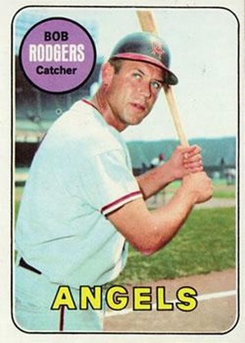 #157 Bob Rodgers - California Angels - 1969 Topps Baseball