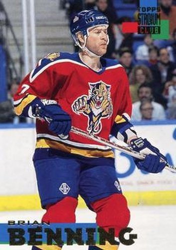 #157 Brian Benning - Florida Panthers - 1994-95 Stadium Club Hockey