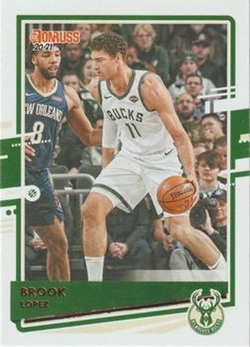 #157 Brook Lopez - Milwaukee Bucks - 2020-21 Donruss Basketball