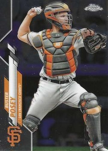 #157 Buster Posey - San Francisco Giants - 2020 Topps Chrome Baseball