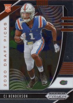 #157 CJ Henderson- Florida Gators - 2020 Panini Prizm Draft Picks Football