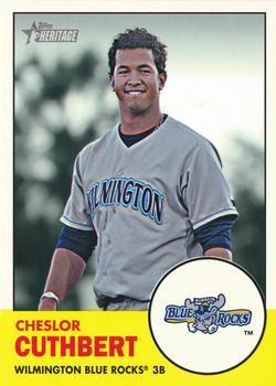 #157 Cheslor Cuthbert - Wilmington Blue Rocks - 2012 Topps Heritage Minor League Baseball