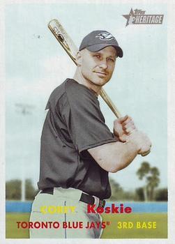 #157 Corey Koskie - Toronto Blue Jays - 2006 Topps Heritage Baseball