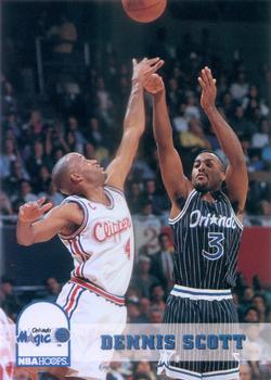 #157 Dennis Scott - Orlando Magic - 1993-94 Hoops Basketball