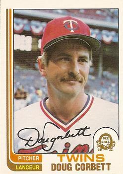 #157 Doug Corbett - Minnesota Twins - 1982 O-Pee-Chee Baseball