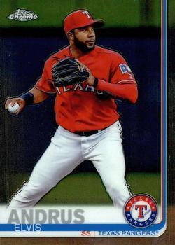 #157 Elvis Andrus - Texas Rangers - 2019 Topps Chrome Baseball