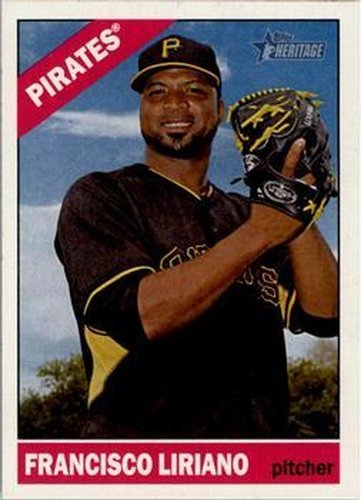 #157 Francisco Liriano - Pittsburgh Pirates - 2015 Topps Heritage Baseball