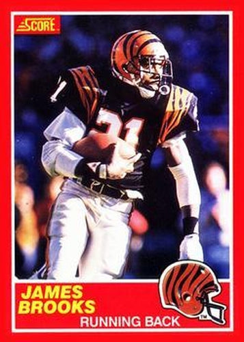 #157 James Brooks - Cincinnati Bengals - 1989 Score Football