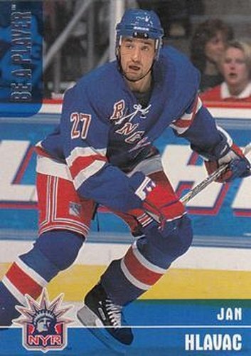 #157 Jan Hlavac - New York Rangers - 1999-00 Be a Player Memorabilia Hockey