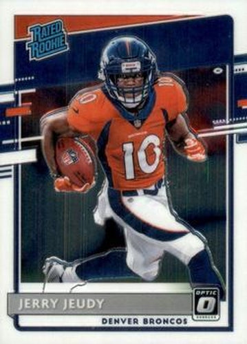 #157 Jerry Jeudy - Denver Broncos - 2020 Donruss Optic Football