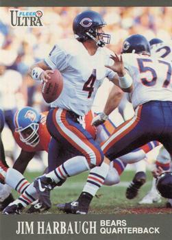 #157 Jim Harbaugh - Chicago Bears - 1991 Ultra Football
