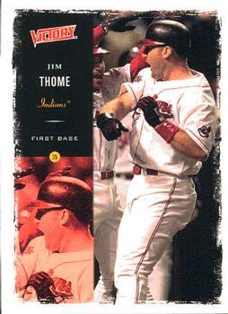 #157 Jim Thome - Cleveland Indians - 2000 Upper Deck Victory Baseball