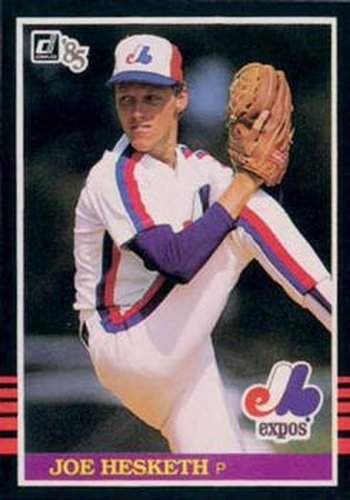 #157 Joe Hesketh - Montreal Expos - 1985 Donruss Baseball