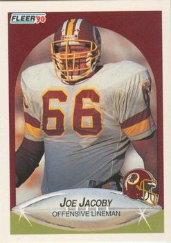 #157 Joe Jacoby - Washington Redskins - 1990 Fleer Football