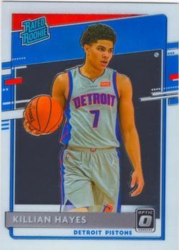 #157 Killian Hayes - Detroit Pistons - 2020-21 Donruss Optic Basketball