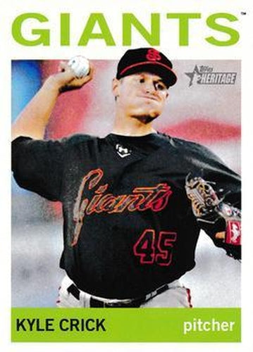 #157 Kyle Crick - San Jose Giants - 2013 Topps Heritage Minor League Baseball