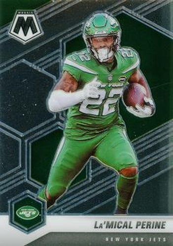 #157 La'Mical Perine - New York Jets - 2021 Panini Mosaic Football
