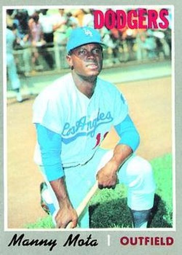 #157 Manny Mota - Los Angeles Dodgers - 1970 Topps Baseball