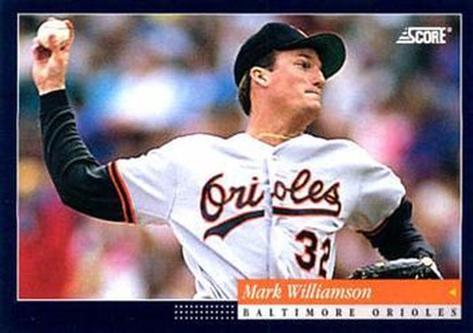 #157 Mark Williamson - Baltimore Orioles -1994 Score Baseball