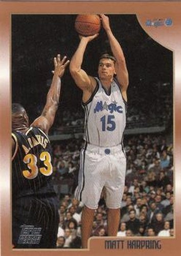 #157 Matt Harpring - Orlando Magic - 1998-99 Topps Basketball