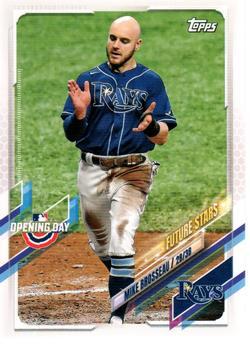 #157 Mike Brosseau - Tampa Bay Rays - 2021 Topps Opening Day Baseball