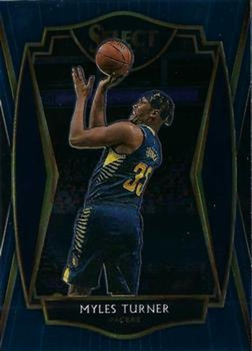 #157 Myles Turner - Indiana Pacers - 2020-21 Panini Select Basketball
