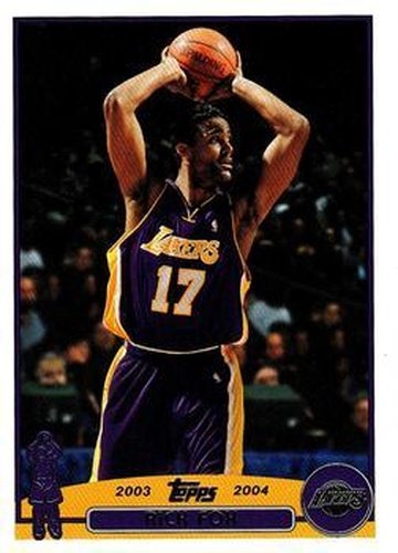 #157 Rick Fox - Los Angeles Lakers - 2003-04 Topps Basketball