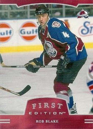 #157 Rob Blake - Colorado Avalanche - 2002-03 Be a Player First Edition Hockey