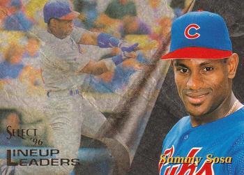 #157 Sammy Sosa - Chicago Cubs - 1996 Select Baseball